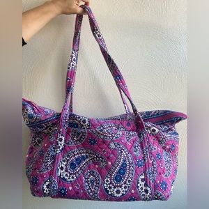 Vera Bradley Zippered Tote in Boysenberry